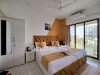 Bedroom two of TrustedStay Aleta Residency Service Apartment in Powai, Mumbai